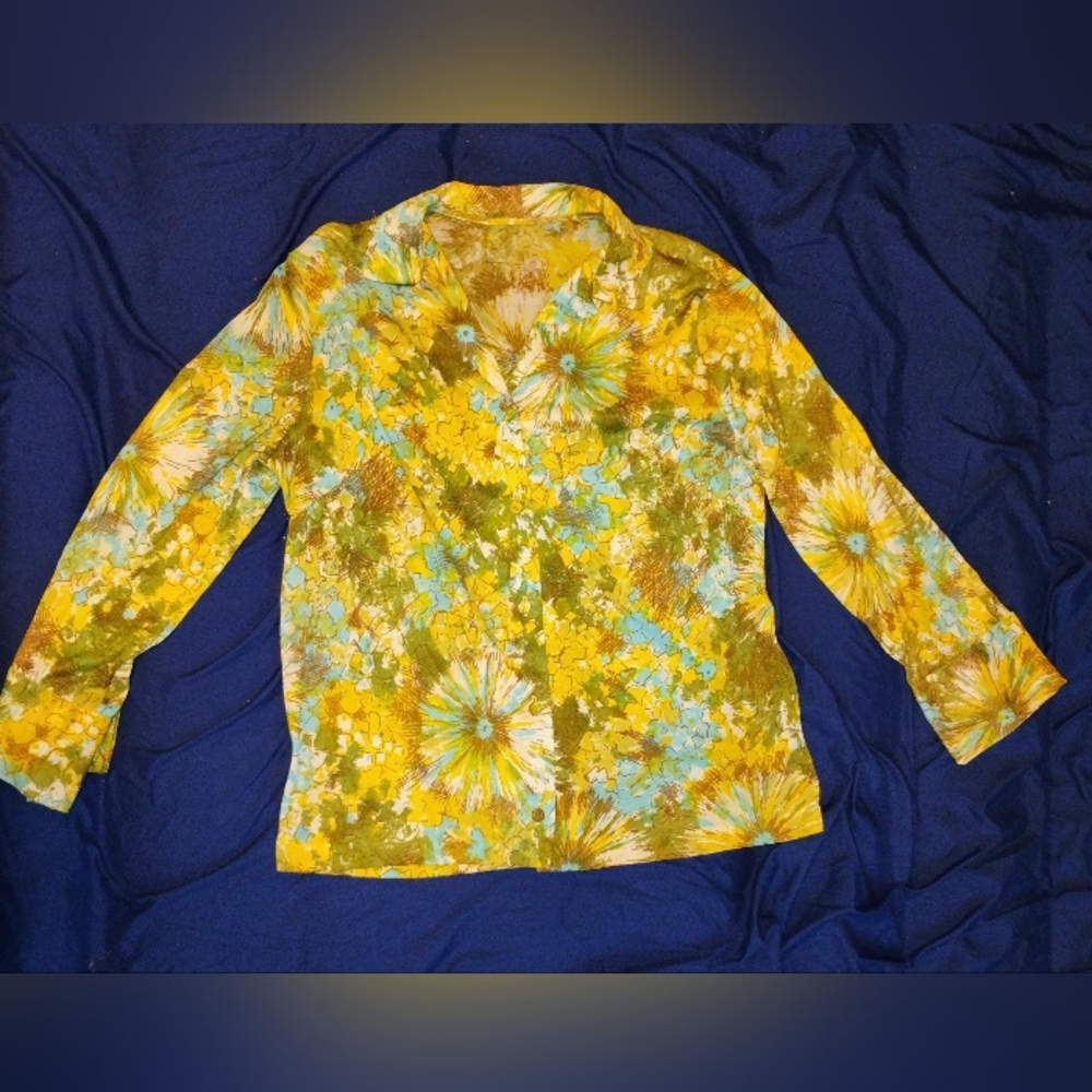 Vibrant Floral Long Sleeve Shirt